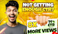 design attractive youtube thumbnail  with high ctr