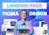 design custom landing page in figma for maximum conversions