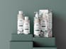 do minimalist hair oil skincare beauty cosmetic label box packaging design