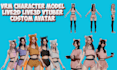 design live2d, live3d, vtuber, mmd, sfm and vrm character model