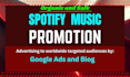 promote spotify music track professionally by ads campaign