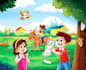 draw children story book illustration and children story book illustration
