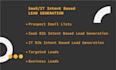 provide b2b saas IT intent based lead generation