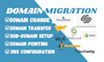 migrate, transfer, configure, setup, point, from old host to a new one