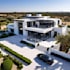 do 3d cinematic architectural rendering, aerial view, unreal engine 5 renderings