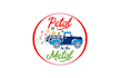 design fun fast flower delivery logo