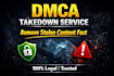 do dmca takedown to remove content from instagram facebook google