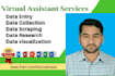 do professional VA data entry, web research typing jobs