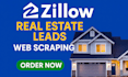 do zillow real estate web scraping and generate verified leads
