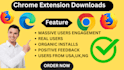 do chrome extension promotion, for browser extension, and get extension download