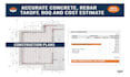 do accurate concrete rebar takeoff boq and cost estimate