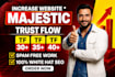 increase website majestic trust flow tf 40 plus