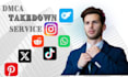 takedown harassing defaming content from reddit google tiktok instagram facebook