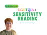 read your book for lgbtqia plus sensitivity