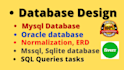 design database, create erd, sql queries assignment, mysql projects