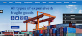 design logistics website, trucking, freight, moving and transport website