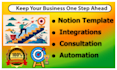 build advanced notion template, integration, consultation, and dashboard