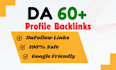 create high quality profile backlinks manually