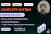 do reseller hosting business with whmcs setup