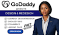 godaddy website redesign godaddy website design, develop godaddy website design