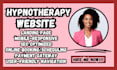 hypnotherapy website therapy website wellness site design hypnosis website