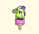 design shining outstanding candy mascot logo