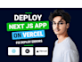 deploy your nextjs or react app on vercel or netlify