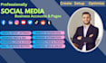 create setup and optimize social media accounts and pages
