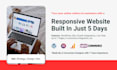 design your responsive website in 5 days