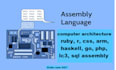 do computer architecture, ruby, r, css, arm, haskell, go, php, lc3, sql assembly
