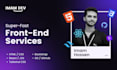 react js and tailwind CSS front end development