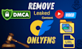 remove onlyfans leaked, viral, stolen and infringing content under dmca