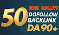 build high quality 50 dofollow profile backlink manually