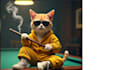 create a premium ai cat video