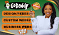 godaddy website design godaddy website redesign godaddy