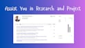 assist in machine learning research and projects