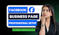 do social media page setup and create facebook page