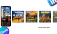 make travel social media post