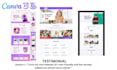 create canva personal business website, canva landing page using canva pro