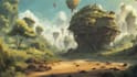 draw environmental concept art and illustrations