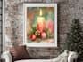 create digital christmas wall art for holiday