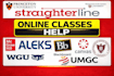 manage your full online class, assignments discussions, quizzes, and coursework