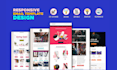 design responsive editable mailchimp email template in 6 hrs