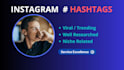 research 15 viral instagram hashtags for you