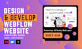 design wixify or develop webflow website, figma to webflow, webflow expert