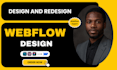 design webflow website redesign figma to webflow