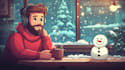 create lofi loop animation video
