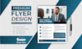 do premium marketing flyer design, custom flyer design