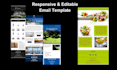 design responsive mailchimp, klaviyo email template