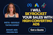 sky rocket your meta google ads using ai